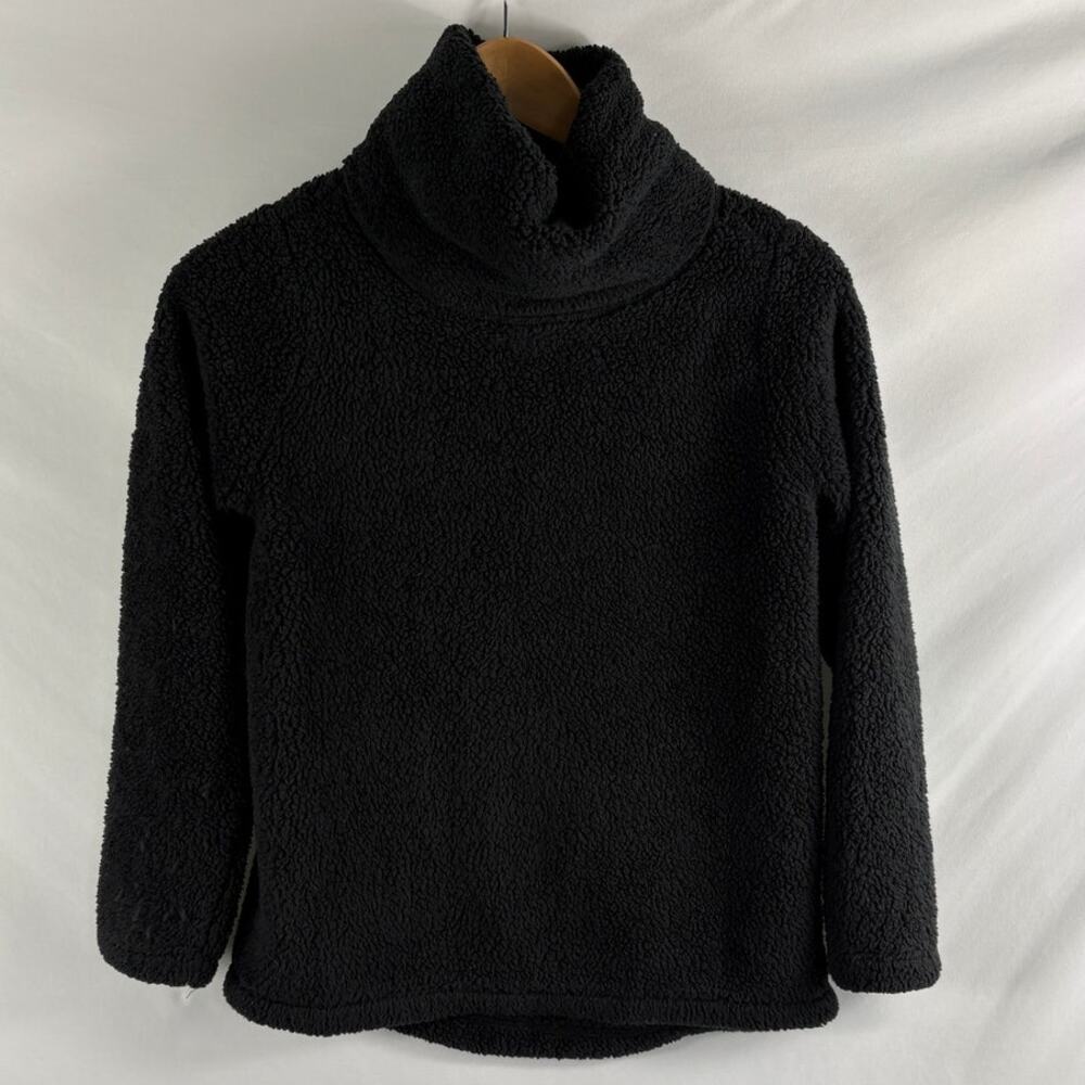 Zella Girls Mock Neck Sherpa Plush Sweater Size Large (10/12)
